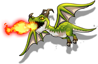 Draggin Dragon character